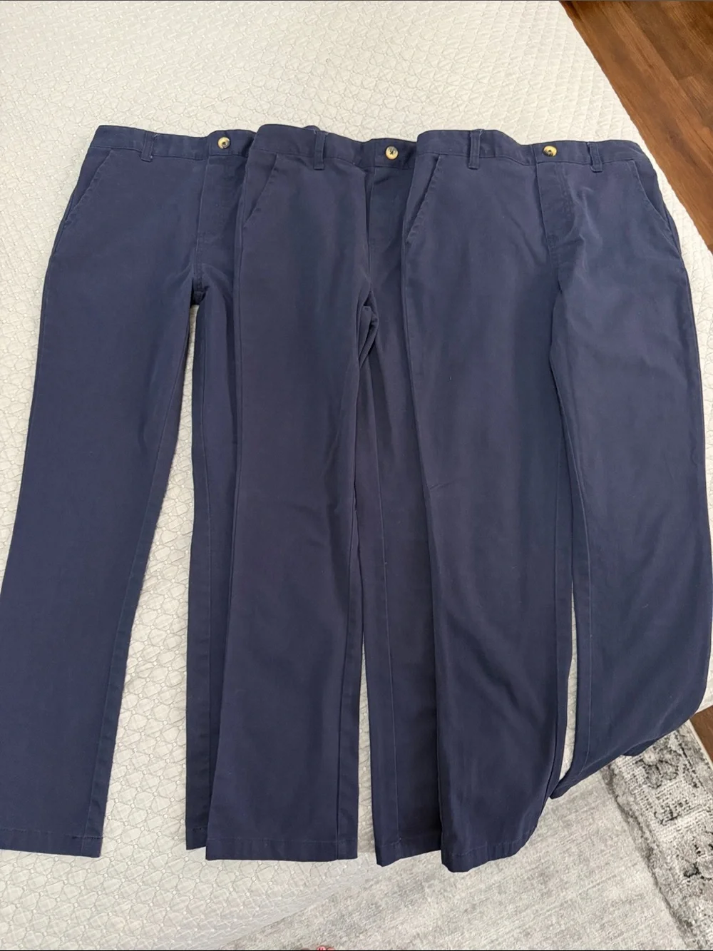 Girls’ Pull-On Straight Fit Stretch Twill Pant (3 Pack). French Toast